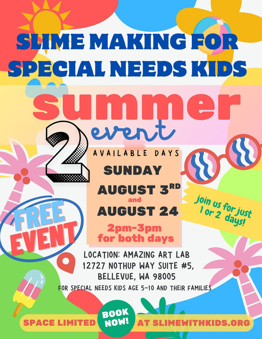 Free slime making for special needs children