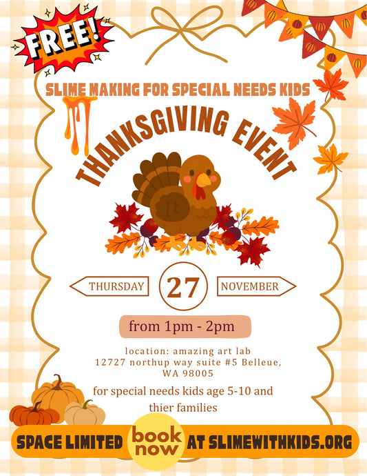 Free slime making for special needs children